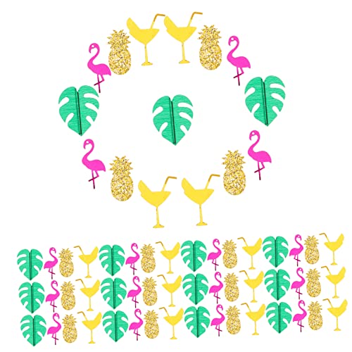 Sewroro Tropisches Party Konfetti mit Flamingo Ananas Monstera Blättern Bunte Tischstreudeko für Sommer Beach Party Hawaii Luau Feier Tischdeko und Bastelbedarf Sewroro Tropisches Party Konfetti mit Flamingo Ananas Monstera Blättern Bunte Tischstreudeko für Sommer Beach Party Hawaii Luau Feier Tischdeko und Bastelbedarf von Sewroro