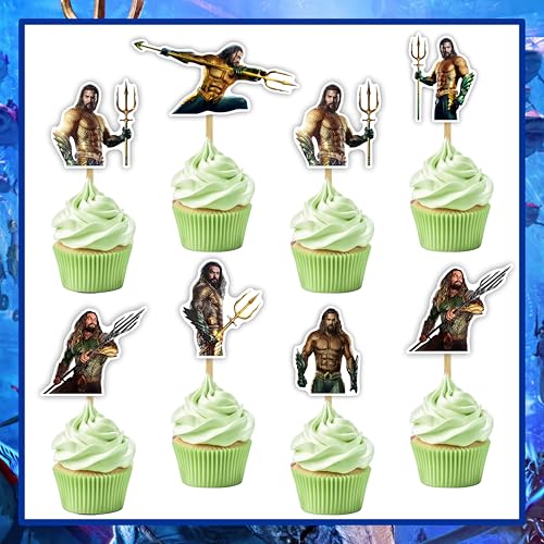 Aqumn Cupcake Topper - Geburtstagsdekorationen von Seyal