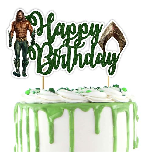 Aqumn Happy Birthday Cake Topper - Geburtstagsdekorationen von Seyal