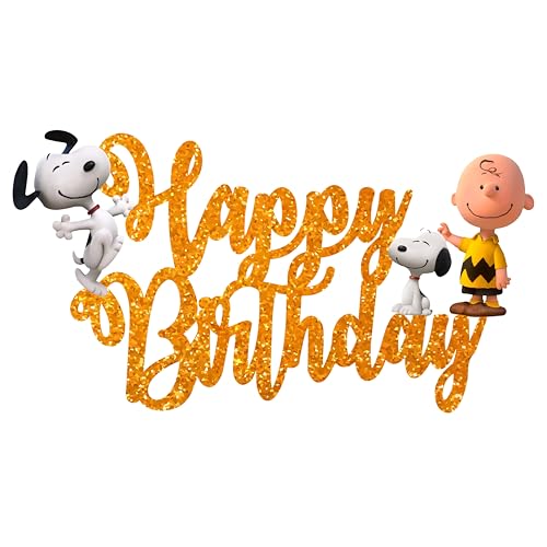 Charlie Broown Happy Birthday Cake Topper - Geburtstagsdekorationen von Seyal