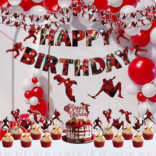 DarDvil Theme Birthday Party Supplies - Geburtstagsdekorationen DarDvil Theme Birthday Party Supplies - Geburtstagsdekorationen von Seyal
