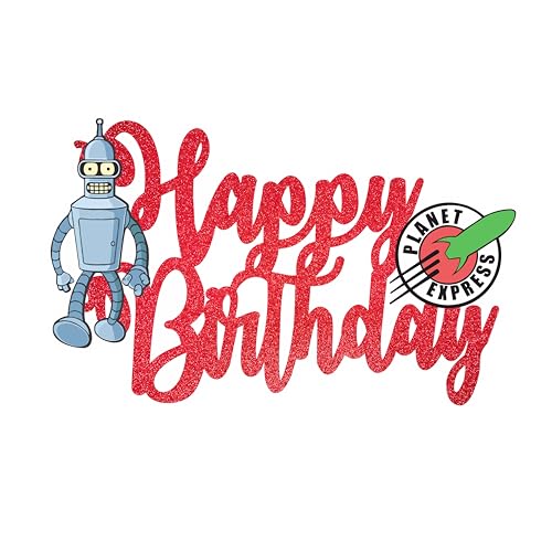 Futrama Happy Birthday Cake Topper - Geburtstagsdekorationen von Seyal