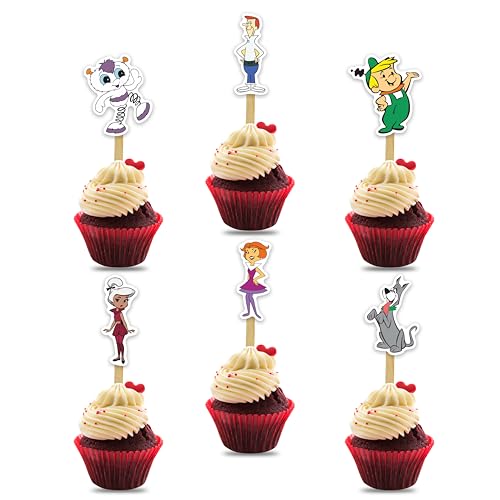 Gerge Jetsn Cupcake Topper - Geburtstagsdekorationen Gerge Jetsn Cupcake Topper - Geburtstagsdekorationen von Seyal