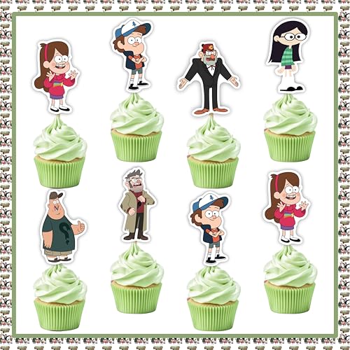 Gravity Faall Cupcake Topper - Geburtstagsdekorationen Gravity Faall Cupcake Topper - Geburtstagsdekorationen von Seyal