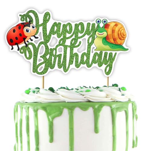 Insekten Happy Birthday Cake Topper - Geburtstagsdekorationen von Seyal