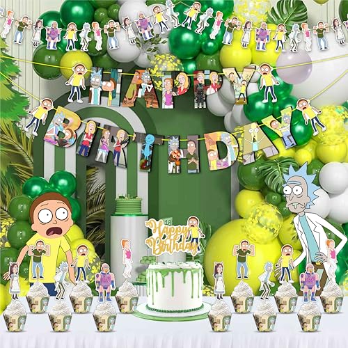 Rck and mrty Theme Birthday Party Supplies - Birthday Decorations Rck and mrty Theme Birthday Party Supplies - Birthday Decorations von Seyal