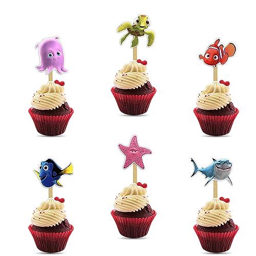 Seyal® Findng Nmo Cupcake Topper von Seyal