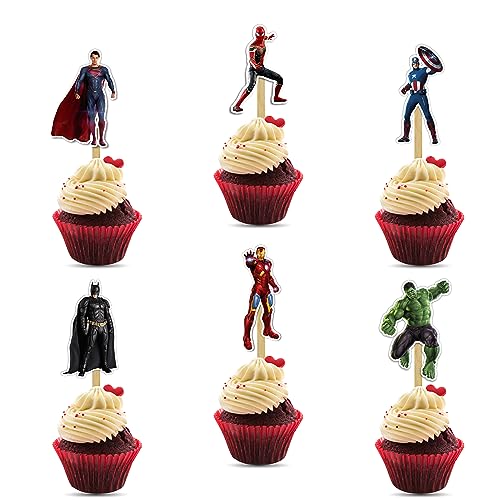 Seyal® Superhelden-Cupcake-Topper von Seyal