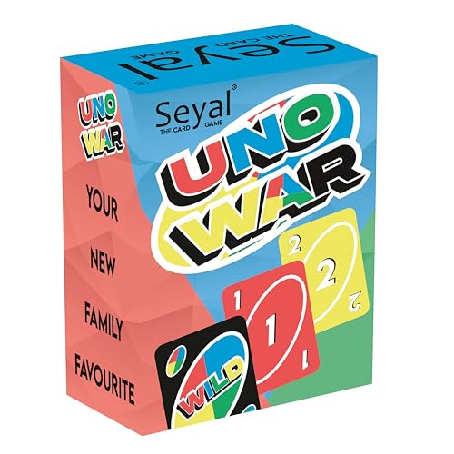 Seyal UNO Wars Kartenspiel für Familiennacht, Reisespiel & Geschenk in Sammeldose für 2-10 Spieler Kartenspiel Seyal UNO Wars Kartenspiel für Familiennacht, Reisespiel & Geschenk in Sammeldose für 2-10 Spieler Kartenspiel von Seyal