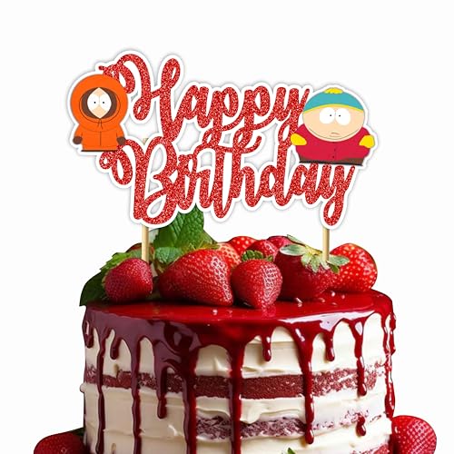South Paark Happy Birthday Cake Topper - Geburtstagsdekorationen von Seyal