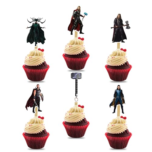 Thorr Cupcake Topper - Geburtstagsdekorationen von Seyal