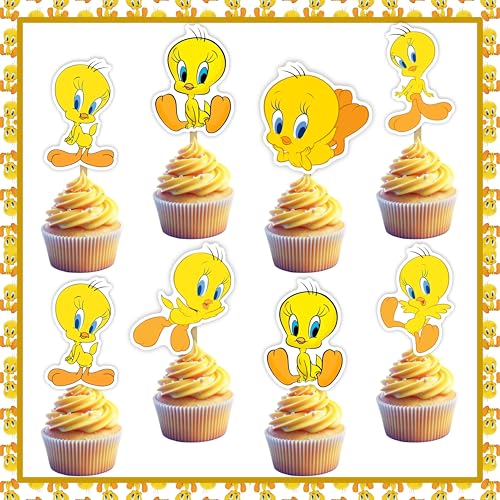 Twety Cupcake Topper - Geburtstagsdekorationen Twety Cupcake Topper - Geburtstagsdekorationen von Seyal