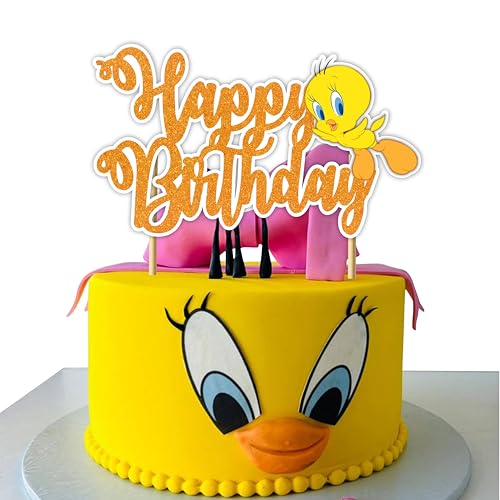 Twety Happy Birthday Cake Topper - Geburtstagsdekorationen Twety Happy Birthday Cake Topper - Geburtstagsdekorationen von Seyal