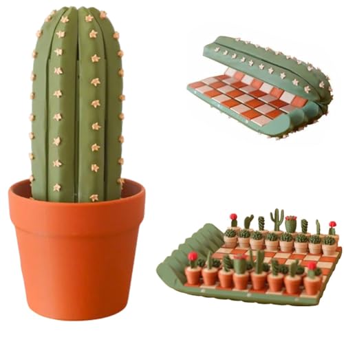 Kaktus Schachspiel Für Aufrollen, Tragbares 3D-Gedrucktes Kaktus Schachbrett Und Stück, Aus Sukkulenten Kakteen Themen Schachspiel, Geschenk Für Pflanzenliebhaber Kaktus Schachspiel Für Aufrollen, Tragbares 3D-Gedrucktes Kaktus Schachbrett Und Stück, Aus Sukkulenten Kakteen Themen Schachspiel, Geschenk Für Pflanzenliebhaber von Seymal