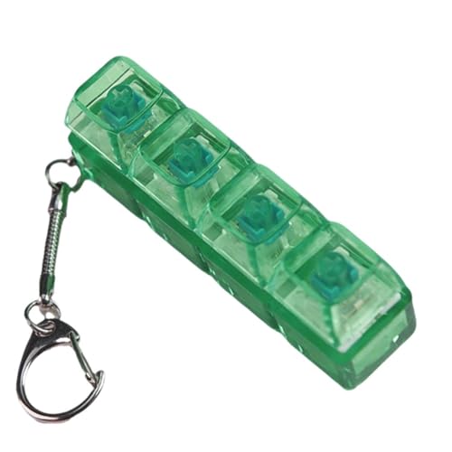 Mechanische Tastatur for Stress Abbauen, Tastatur-Zappel Spielzeug für Erwachsene for Stressabbau, 4-in-1-Zappel-Schlüsselanhänger Mit LED-Leuchten Zur Dekompression Von Angstzuständen Mechanische Tastatur for Stress Abbauen, Tastatur-Zappel Spielzeug für Erwachsene for Stressabbau, 4-in-1-Zappel-Schlüsselanhänger Mit LED-Leuchten Zur Dekompression Von Angstzuständen von Seymal