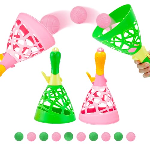 Pass und Fangspiel für Kinder im Freien und Innenbereich mit 2 Fangkörben und 10 Bällen, Korbfüllungen, Geschenken, Partygeschenken, Strandsportspielzeug für Kinder ab 3 4 5 6 7 8 und 9 Jahren Pass und Fangspiel für Kinder im Freien und Innenbereich mit 2 Fangkörben und 10 Bällen, Korbfüllungen, Geschenken, Partygeschenken, Strandsportspielzeug für Kinder ab 3 4 5 6 7 8 und 9 Jahren von Seyoos