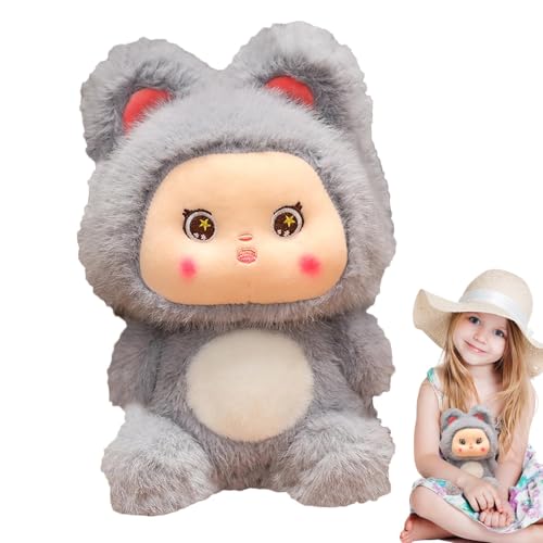 Sghtil Ausgestopfte npuppe, Plüsch | Weiches Plüschspielzeug | 25 cm tragbare npuppe, entzückende Innenhäuser für Wohnzimmer, Schlafzimmer, Arbeitszimmer von Sghtil
