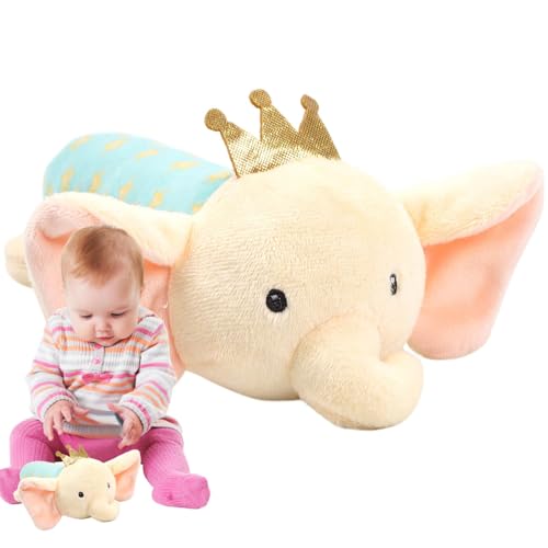 Sghtil Baby Boy Rassel, Rattles Plüschtiere, Cartoon Hand Rattles, sensorische Entwicklung, Pädagogisches Plüschtier für Babys 0-1 Jahre Mädchen Jungen von Sghtil