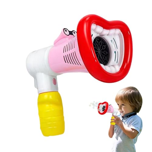 Sghtil Bubble Making Toy, Kinder Bubble Maker | Batterieantrieb großer Mundblasenhersteller,Handspielzeug für Handheld Beach, 10 Löcher Elektrogebläse für Partys Gefälligkeiten für Pool, Garten, von Sghtil