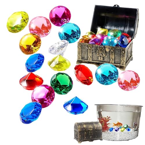 Sghtil Edelsteine zum Tauchen im Pool, Spielzeug zum Tauchen mit Edelsteinen | Tauchspielzeug | Tauchsteine mit Poolspielzeug mit Schatzbox, Schmuck von Sghtil Edelsteine zum Tauchen im Pool, Spielzeug zum Tauchen mit Edelsteinen | Tauchspielzeug | Tauchsteine mit Poolspielzeug mit Schatzbox, Schmuck von von Sghtil