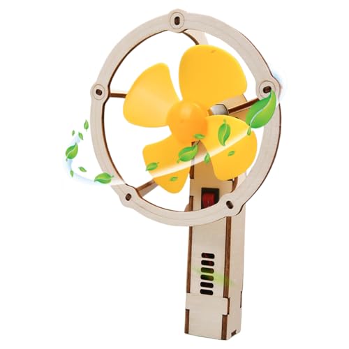 Sghtil Elektrischer Ventilator, wissenschaftlich – Lernset für Ingenieurskunst, Ventilator aus Holz – Bausatz zur Montage, Lernen, multifunktional, Geschenk zum Geburtstag Sghtil Elektrischer Ventilator, wissenschaftlich – Lernset für Ingenieurskunst, Ventilator aus Holz – Bausatz zur Montage, Lernen, multifunktional, Geschenk zum Geburtstag von Sghtil