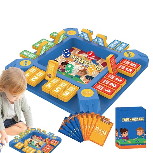 Sghtil Erwachsene Wahrheit oder Dare -Kartenspiel, Wahrheit oder Dare -Brettspiel | Fun Challenge Game | 54 Karten für Kinder Teenager Erwachsene zur Stärkung der Beziehungen, 2-4 Spieler interaktive von Sghtil