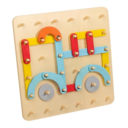Sghtil Farbe PEG Board, PEG-Brettspiel | Mehrteiliges Puzzle aus farbigem Holz, die Schule bietet Lernaktivitäten im Vorschulalter, Gehirnspiel für Mädchen und Jungen ab 3 Jahren Sghtil Farbe PEG Board, PEG-Brettspiel | Mehrteiliges Puzzle aus farbigem Holz, die Schule bietet Lernaktivitäten im Vorschulalter, Gehirnspiel für Mädchen und Jungen ab 3 Jahren von Sghtil