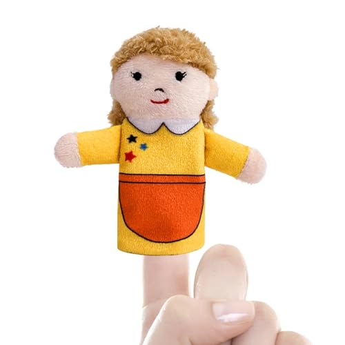 Sghtil Fingerpuppen, Cartoonettenspielzeug, Fingerpuppe, Fingerpuppen, für frühes Lernspielzeug mit glatten Kanten für Weihnachten, Geburtstag, Neujahr, Party Sghtil Fingerpuppen, Cartoonettenspielzeug, Fingerpuppe, Fingerpuppen, für frühes Lernspielzeug mit glatten Kanten für Weihnachten, Geburtstag, Neujahr, Party von Sghtil
