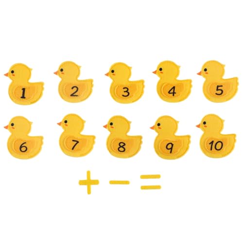Sghtil Fingerpuppen, Kleinkindpuppen - Süße gelbe Ente Filz Fingerpuppen | Interaktive Additions- und Subtraktionsspiele, Kinderrollenspiele & Lernen Spaß für Kinder Mädchen Sghtil Fingerpuppen, Kleinkindpuppen - Süße gelbe Ente Filz Fingerpuppen | Interaktive Additions- und Subtraktionsspiele, Kinderrollenspiele & Lernen Spaß für Kinder Mädchen von Sghtil