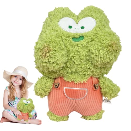 Sghtil Frosch aus Plüsch, Frosch aus Plüsch, 9,45 Zoll (24,6 cm), lustig, Frosch aus Plüsch – weiches Plüschspielzeug, Dekoration für das Kindergarten, Plüschtier zum Zeichnen von Sghtil