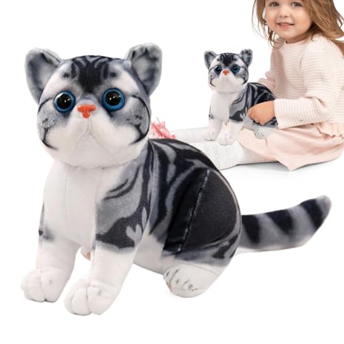 Sghtil Gefüllte Plüschkatze,Plüschkatzen-Kuscheltier,Raumdekoration Kätzchen Plüsch Süßes Plüschtier - Katzen-Plüschspielzeug, Katzenspielzeug-Plüschpuppe, Stoffspielzeug, weiche Puppe, Heimdekoration Sghtil Gefüllte Plüschkatze,Plüschkatzen-Kuscheltier,Raumdekoration Kätzchen Plüsch Süßes Plüschtier - Katzen-Plüschspielzeug, Katzenspielzeug-Plüschpuppe, Stoffspielzeug, weiche Puppe, Heimdekoration von Sghtil