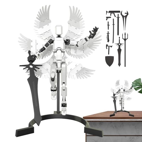 Sghtil Gelenkroboter-Figur, Zusammenbau-Action-Figur | Bewegliche Assembly-Action-Roboter Figuren | Gelenkroboter, multifunktionales dekoratives Montagespielzeug mit mehreren Sghtil Gelenkroboter-Figur, Zusammenbau-Action-Figur | Bewegliche Assembly-Action-Roboter Figuren | Gelenkroboter, multifunktionales dekoratives Montagespielzeug mit mehreren von Sghtil