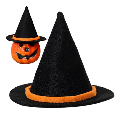 Sghtil Halloween-Tischdekoration, Dekoration für den Innenbereich, Halloween, Hexenhut für Flasche, Büro, Dekoration, Kinder, Party, Schlafzimmer, Nachttischlampe Sghtil Halloween-Tischdekoration, Dekoration für den Innenbereich, Halloween, Hexenhut für Flasche, Büro, Dekoration, Kinder, Party, Schlafzimmer, Nachttischlampe von Sghtil
