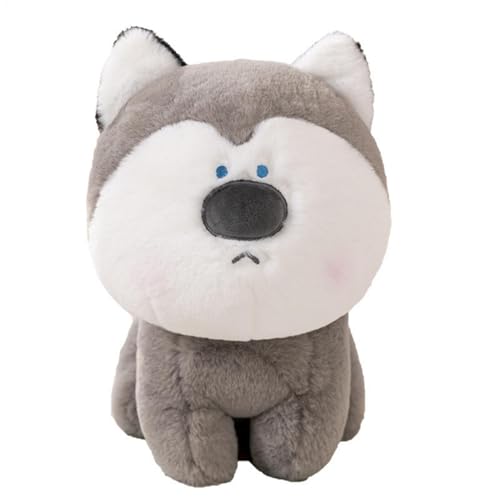 Sghtil Husky Plüschtier, Hundespielzeug aus Plüsch – flexibler Cartoon-Husky | niedliche Plüschtiere, tragbares Spielzeug für Wohnzimmer, Schlafzimmer, Sofa, Auto Sghtil Husky Plüschtier, Hundespielzeug aus Plüsch – flexibler Cartoon-Husky | niedliche Plüschtiere, tragbares Spielzeug für Wohnzimmer, Schlafzimmer, Sofa, Auto von Sghtil