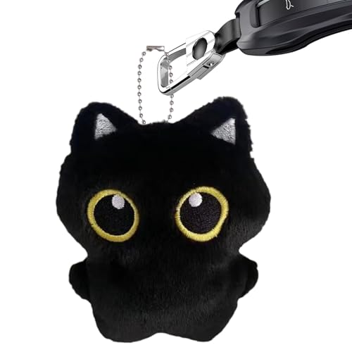 Sghtil Katzen Plüschtier | Schwarzes Kätzchen Kuscheltier Mit Plüsch | Weiches Kuscheltier Niedliche Deko Schlüsselanhänger Für Kinder Erwachsene Geburtstagsfeier Geschenkidee Sghtil Katzen Plüschtier | Schwarzes Kätzchen Kuscheltier Mit Plüsch | Weiches Kuscheltier Niedliche Deko Schlüsselanhänger Für Kinder Erwachsene Geburtstagsfeier Geschenkidee von Sghtil
