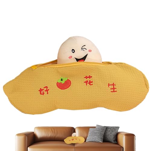 Sghtil Kissen aus Plüsch, Cartoon-Plüschspielzeug, niedliches Spielzeug, weiches Kissen – weiches Kissen für Wohnzimmer, Schlafzimmer, Sofa Auto von Sghtil
