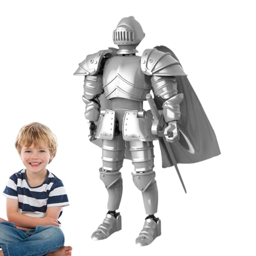 Sghtil Knight bewegliche Figur, Knight Action bewegliche Figuren, Knight Collection Mothable Full Body 3D bedruckt – Bürodekoration von mittelalterlichen Statuen, Figur mit mehreren Gelenken zum Sghtil Knight bewegliche Figur, Knight Action bewegliche Figuren, Knight Collection Mothable Full Body 3D bedruckt – Bürodekoration von mittelalterlichen Statuen, Figur mit mehreren Gelenken zum von Sghtil