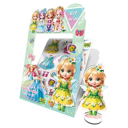 Sghtil Magnetisches Puppen-Kleidungs-Set, Verkleiden Sie eine magnetische Prinzessin, Kostüm magnetische Ausschnitte für Prinzessinnen-Papierpuppen, magnetische Kleidung, kreative Kleidung für Sghtil Magnetisches Puppen-Kleidungs-Set, Verkleiden Sie eine magnetische Prinzessin, Kostüm magnetische Ausschnitte für Prinzessinnen-Papierpuppen, magnetische Kleidung, kreative Kleidung für von Sghtil