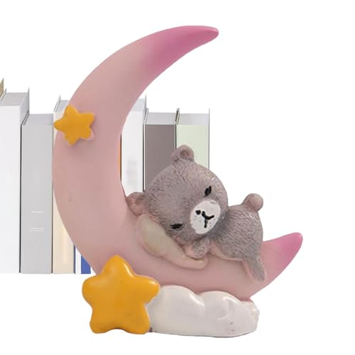 Sghtil Mondbärenkuchentopper, Bär und Mondkuchendekorationen - Harzfigur Wohnkultur - Harzmondbärskulptur für Geburtstagsfeier, Cartoon Tabletop Decoration Ornament Sghtil Mondbärenkuchentopper, Bär und Mondkuchendekorationen - Harzfigur Wohnkultur - Harzmondbärskulptur für Geburtstagsfeier, Cartoon Tabletop Decoration Ornament von Sghtil