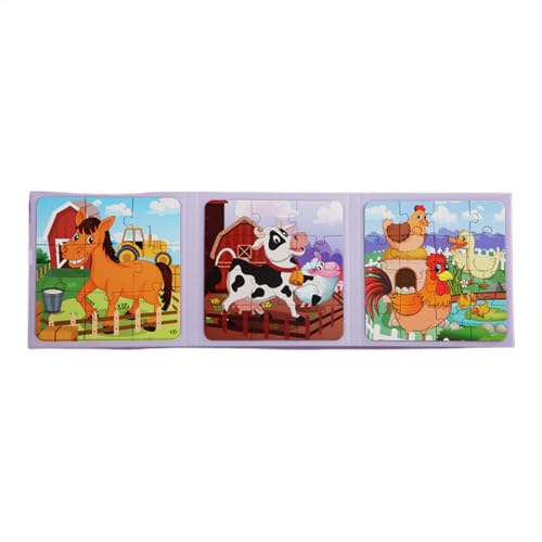 Sghtil Puzzle, Kinderrätsel - Magnetische Rätsel für Kinder - Cartoon Animal Educational Toys Vorschule Lernaktivitäten Spiel für Reisen und Auto Sghtil Puzzle, Kinderrätsel - Magnetische Rätsel für Kinder - Cartoon Animal Educational Toys Vorschule Lernaktivitäten Spiel für Reisen und Auto von Sghtil