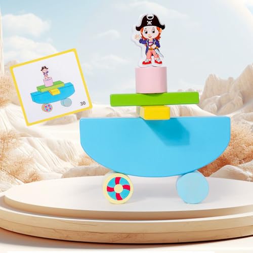 Sghtil Stapelspiel - Turm Stapelspiel,Lernspielzeug Mit Puzzle Und Sinnesanregung Für Kinder Und Familienspaß Innen- Und Außenbereich von Sghtil