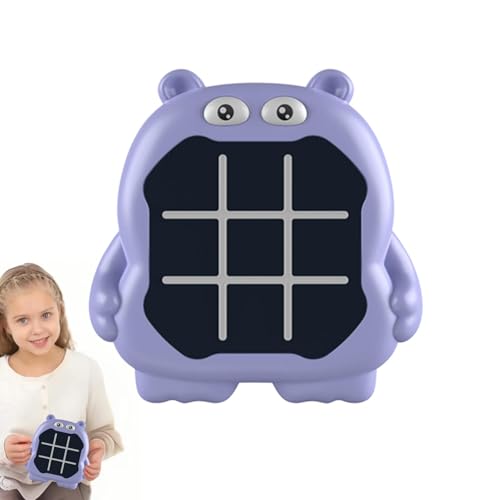 Sghtil Tictactoe-Spiel, tragbare Spiele für Erwachsene | Elektronisches Spielzeug-Puzzle für – interaktive Aktivitäten der Erziehung auf der Straße, elektrische Spielkonsole für Frauen und Männer von Sghtil