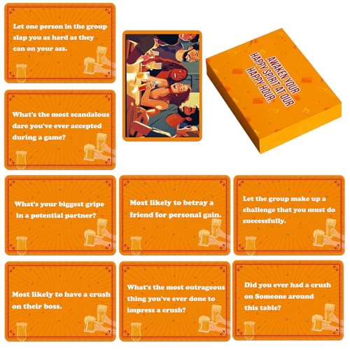 Sghtil Trinkkartenspiel, Trinkspiele für Erwachsene - 50 Stück Kartenspiele für Erwachsene, Trinkspiele | Trinkspiel für Familie, Freunde, Zuhause, Thanksgiving, Weihnachten, Familie von Sghtil