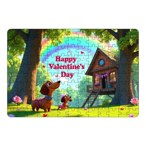 Sghtil Valentinstag-Puzzle,Puzzle Valentinstag - STEM-Puzzlespielzeug,Buntes Valentinstag-Puzzle, Set mit 130 romantischen, herausfordernden Puzzles für Kinder und Erwachsene, Denksport-Puzzle Sghtil Valentinstag-Puzzle,Puzzle Valentinstag - STEM-Puzzlespielzeug,Buntes Valentinstag-Puzzle, Set mit 130 romantischen, herausfordernden Puzzles für Kinder und Erwachsene, Denksport-Puzzle von Sghtil
