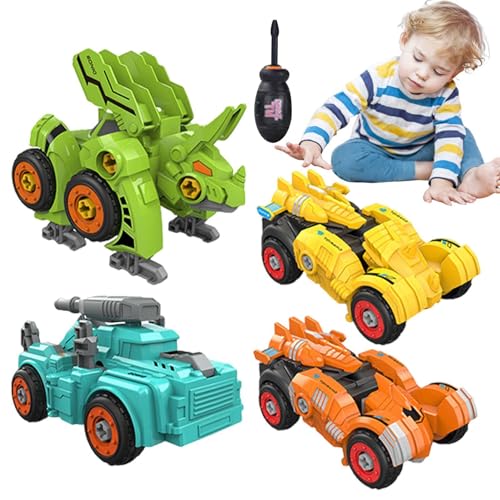 Sghtil Verwandelndes Dinosaurierspielzeug, Verwandelbarer Roboter-Rennwagen - 4X interaktives Autospielzeug für Kinder | Sichere und harmlose Lernauto-Spielzeug-Vorschulaktivitäten für den Sghtil Verwandelndes Dinosaurierspielzeug, Verwandelbarer Roboter-Rennwagen - 4X interaktives Autospielzeug für Kinder | Sichere und harmlose Lernauto-Spielzeug-Vorschulaktivitäten für den von Sghtil