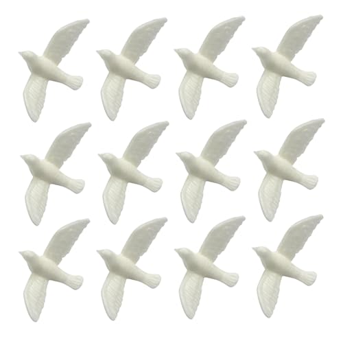 12pcs Dove Figur für Handwerk Miniaturvogel Statue Bulk Realistische Harz Künstliche Taubenmodell Spielzeug für Puppenhausdekorationen Accessoires 12pcs Dove Figur für Handwerk Miniaturvogel Statue Bulk Realistische Harz Künstliche Taubenmodell Spielzeug für Puppenhausdekorationen Accessoires von Sgqtqybk
