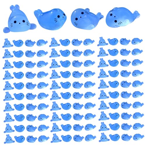 Sgqtqybk 120pcs Mini Harztiere, Glühen im Dunklen Seal PUP Mini -Figuren für Miniaturfee Garten Mikrolandschaft Aquarium Fischtankdekoration Sgqtqybk 120pcs Mini Harztiere, Glühen im Dunklen Seal PUP Mini -Figuren für Miniaturfee Garten Mikrolandschaft Aquarium Fischtankdekoration von Sgqtqybk