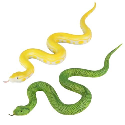 Sgqtqybk 2pcs gefälschte Schlange, elastische realistische Plastikschlangen Python Tierfiguren Streich Props Stressabbau Spielzeug Bildungsspielzeug Geburtstagsfeier Geschenk für KidsFake Snake Sgqtqybk 2pcs gefälschte Schlange, elastische realistische Plastikschlangen Python Tierfiguren Streich Props Stressabbau Spielzeug Bildungsspielzeug Geburtstagsfeier Geschenk für KidsFake Snake von Sgqtqybk