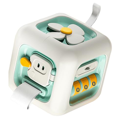 Sgqtqybk Beschäftigter Würfel, 6-in-1 Funny Learning Cube, 3, 4x3, 4x3, 5 Zoll Abs Plastik Kleinkind Beschäftigtes Spielzeug, Bildungsbaby für Jungen Mädchen Geburtstag Geschenke Sgqtqybk Beschäftigter Würfel, 6-in-1 Funny Learning Cube, 3, 4x3, 4x3, 5 Zoll Abs Plastik Kleinkind Beschäftigtes Spielzeug, Bildungsbaby für Jungen Mädchen Geburtstag Geschenke von Sgqtqybk