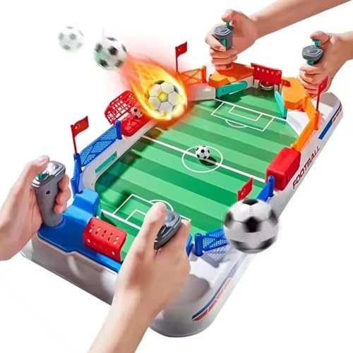 Sgqtqybk Fußballbrettspiel Interactive Soccer Toys Tragbarer Mini -Foosball -Tisch für Home Party Jungen Mädchen 3+Foosballtisch von Sgqtqybk